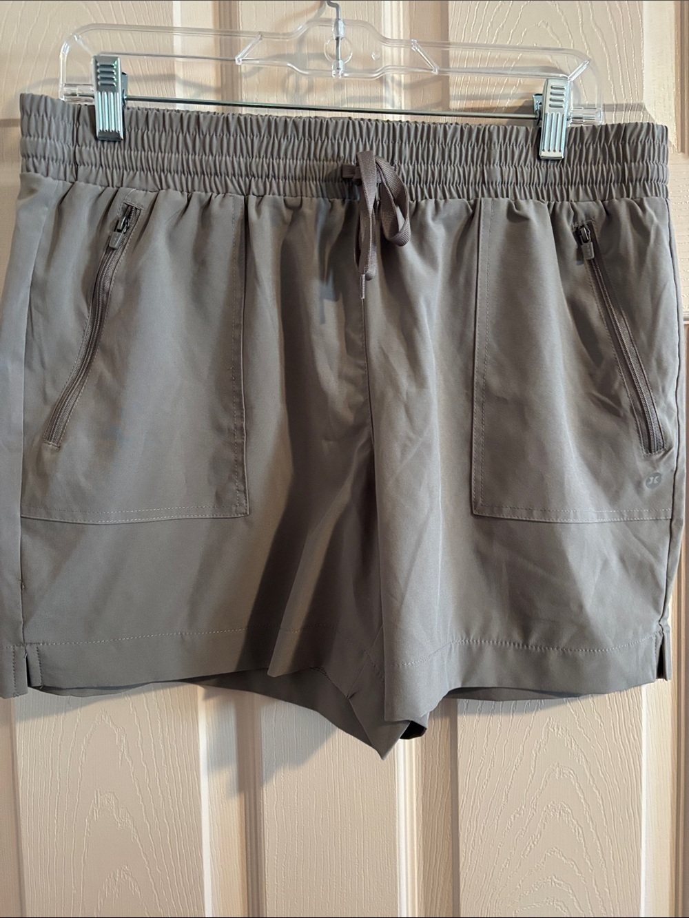 RBX Women's Athletic Shorts in Gray Taupe